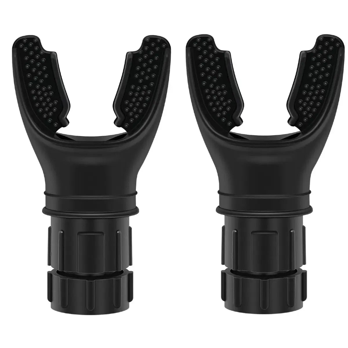 Respiratory Muscle Trainer with Adjustable Resistance - Portable and Easy to Clean, Ideal for Fitness, Yoga, Swimming, and Outdoor Activities in Black and White