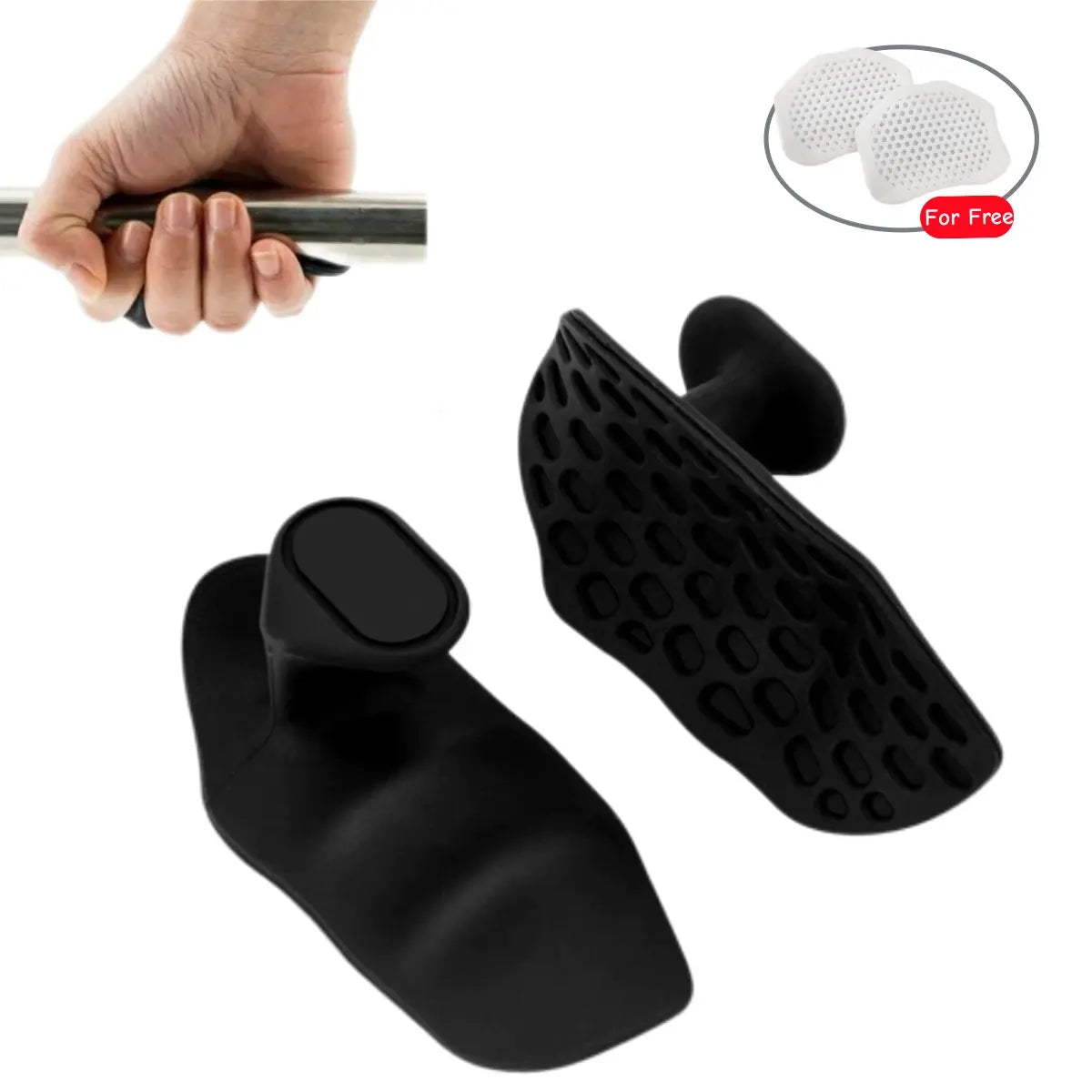 Pro Silicone Gym Hand Grips: Ultimate Palm Protection & Non-Slip Grip