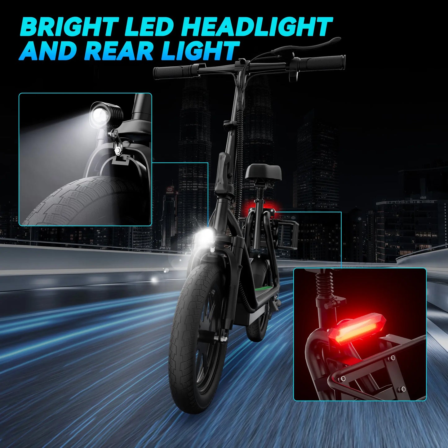 Summervibes AOPO Electric Scooter for Adults - 500W Peak Motor, 22MPH Top Speed, Pet-Friendly Design with Removable Basket, IPX4 Waterproof, Foldable, Portable Road Tire Scooter - Ideal Gift for Family & Friends