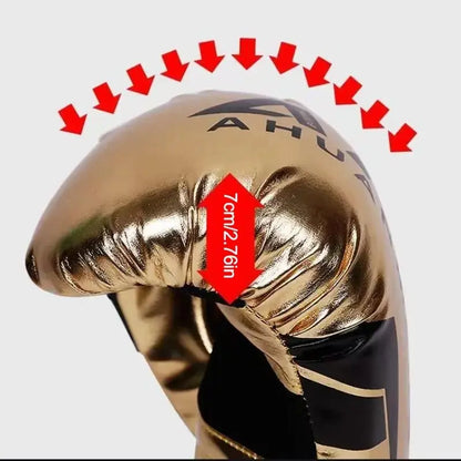 A Pair of Adult Boxing Gloves, Training Punching Gloves, Portable Thickened, Durable Sweat-Wicking Breathable, Unisex Fitness Gloves, Ideal for Beginners, Boxing Training Gear, Boxing Training Equipment