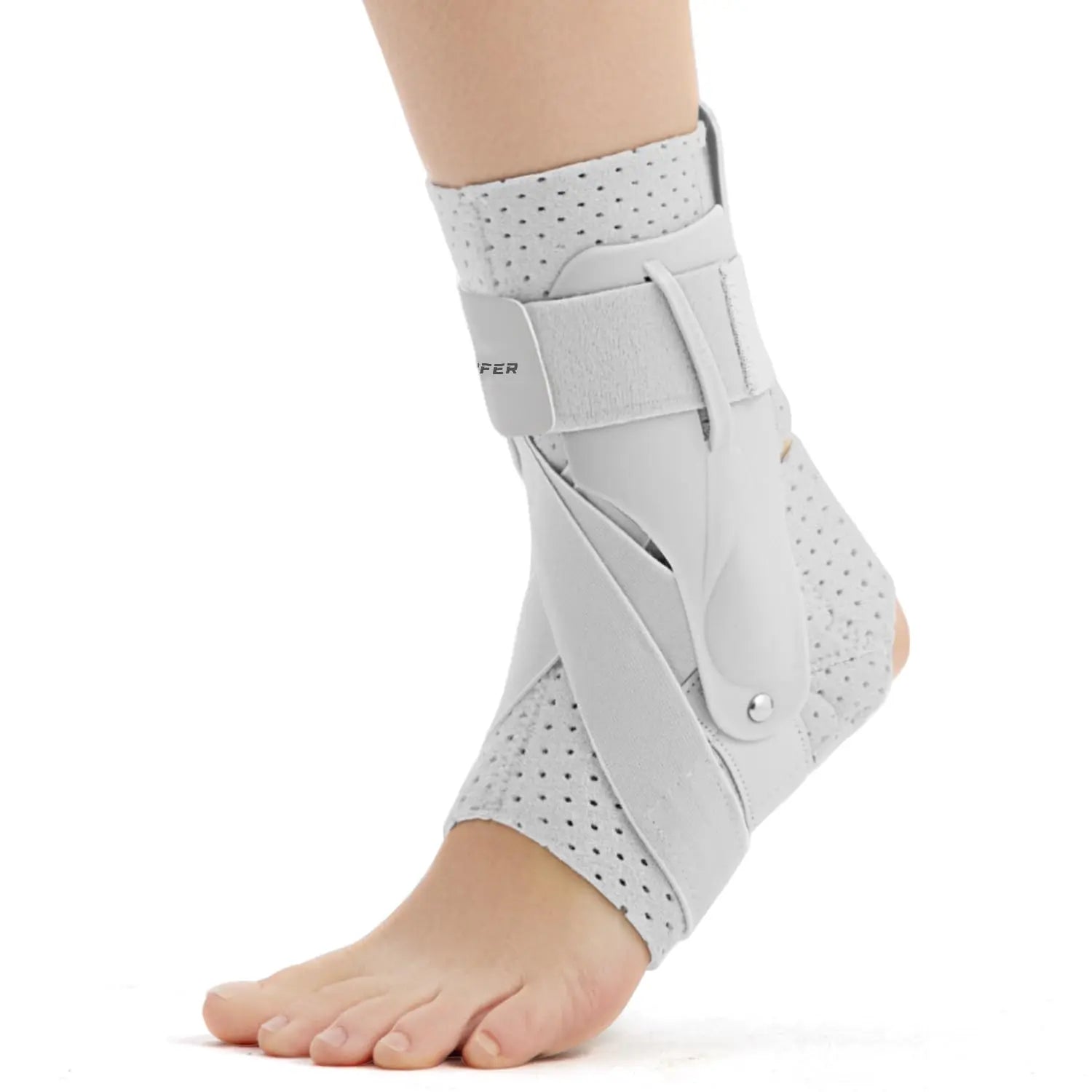Ollas Sports Ankle Brace, Ankle Protection to Prevent Sprains, with Support Plate, Compression, Breathable, and Adjustable Ankle Guard.