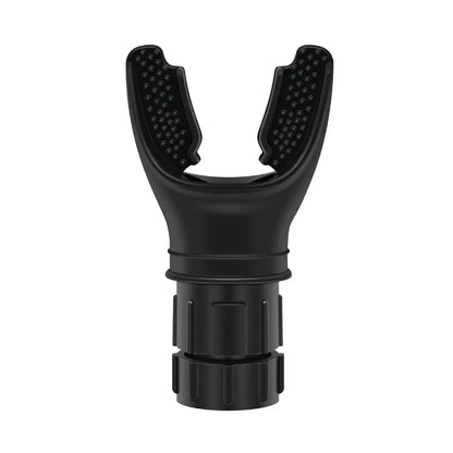 Respiratory Muscle Trainer with Adjustable Resistance - Portable and Easy to Clean, Ideal for Fitness, Yoga, Swimming, and Outdoor Activities in Black and White