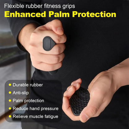Pro Silicone Gym Hand Grips: Ultimate Palm Protection & Non-Slip Grip