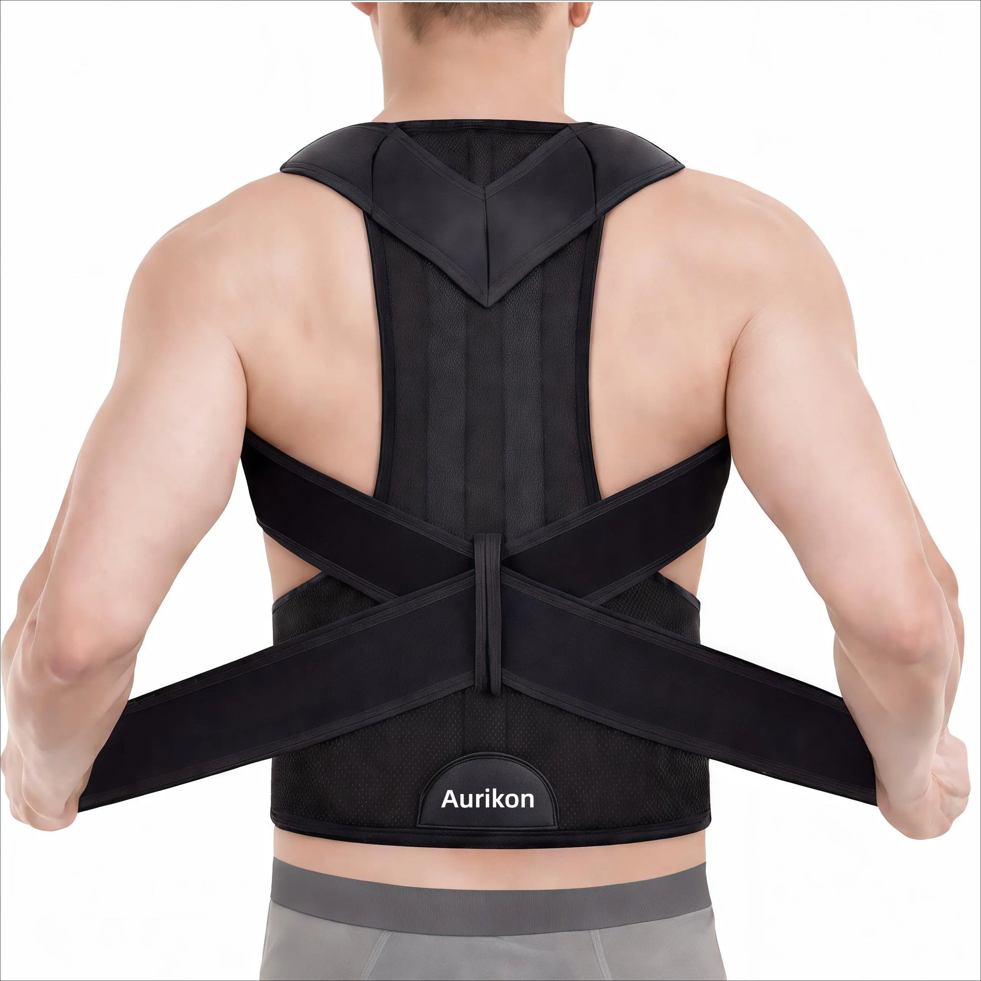 Posture Corrector Back Brace for Men & Women – Upper Back Support, Adjustable Shoulder 