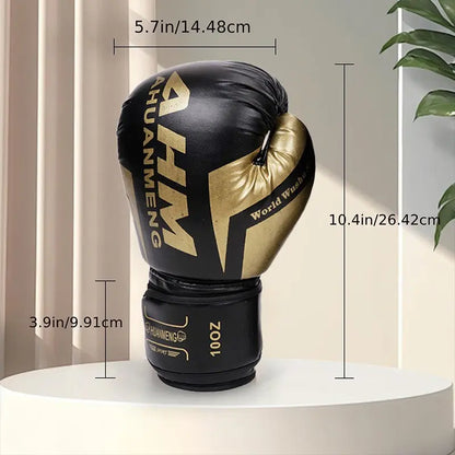A Pair of Adult Boxing Gloves, Training Punching Gloves, Portable Thickened, Durable Sweat-Wicking Breathable, Unisex Fitness Gloves, Ideal for Beginners, Boxing Training Gear, Boxing Training Equipment