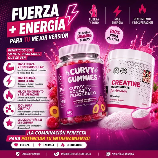 Creatina + Curvy Gummies