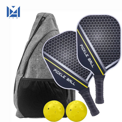Pickleball Paddles Set-Graphite Carbon Fiber Usapa Approved Lightweight Racquets Set Indoor and Outdoor Exercise for All Ages