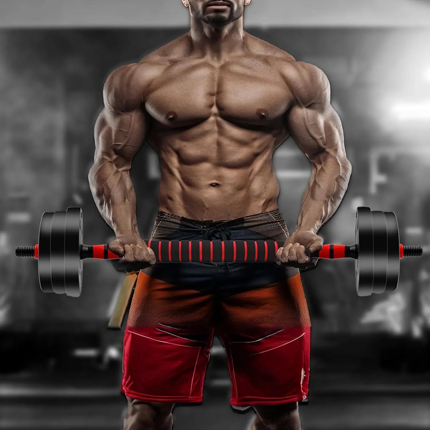 Summervibes 22 lb Adjustable Dumbbell Set - Convertible Weights for Home Gym, Suitable for Men and Women