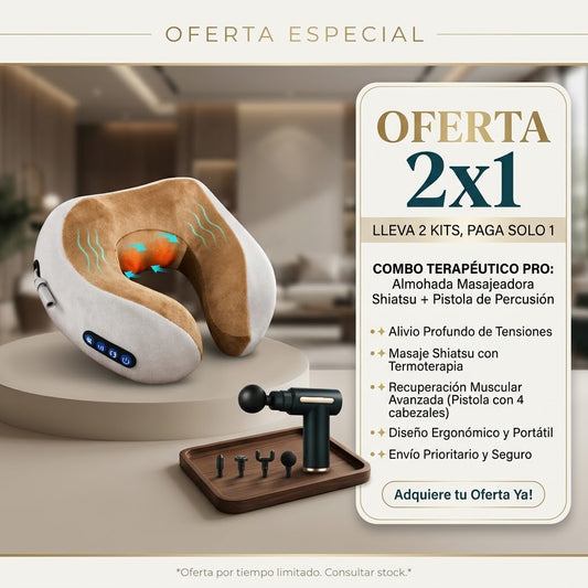 Almohada Masajeadorea Y Pistola Masajea