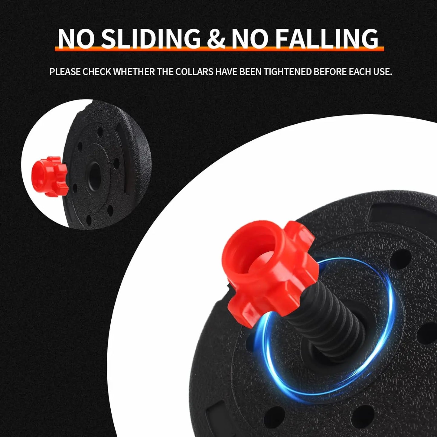 Summervibes 22 lb Adjustable Dumbbell Set - Convertible Weights for Home Gym, Suitable for Men and Women