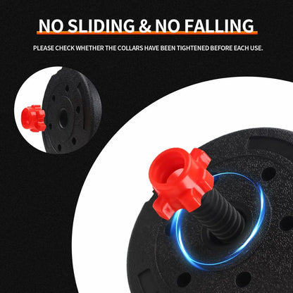 Summervibes 22 lb Adjustable Dumbbell Set - Convertible Weights for Home Gym, Suitable for Men and Women